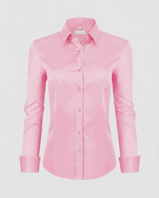 Damen Hemdbluse Stretch tailliert