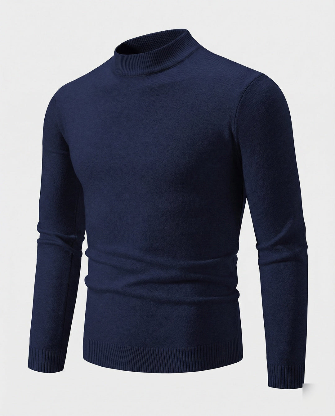Herren eleganter Pullover mit Stehkragen