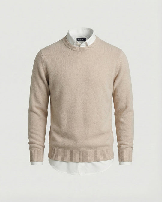 Luxuriöser Kaschmirpullover Herbst