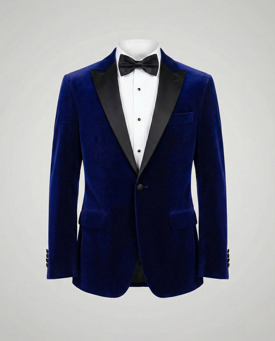 Herren Sommerjacke mit Schmaler Passform und Kontrastierendem Revers