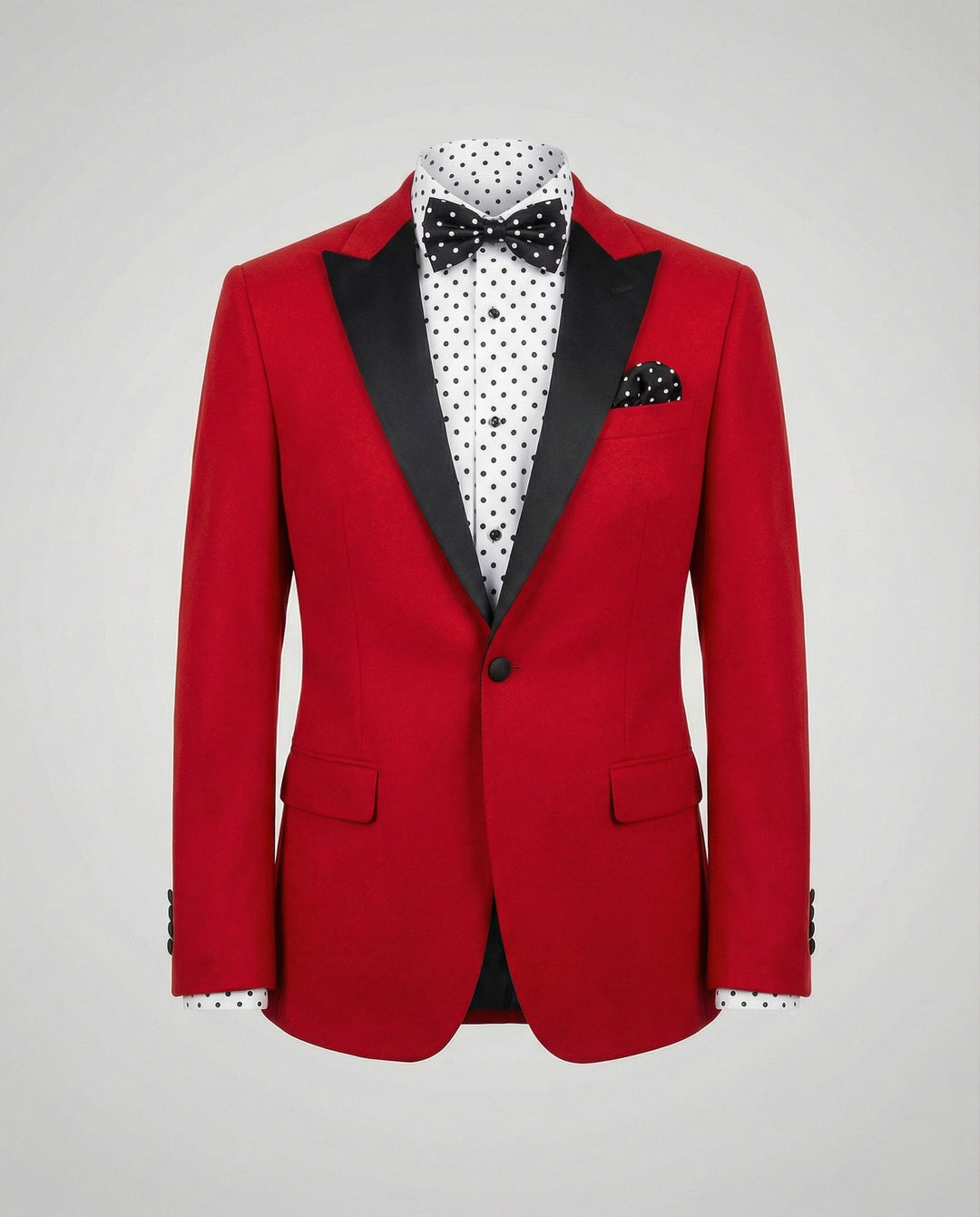 Herren Sommerjacke mit Schmaler Passform und Kontrastierendem Revers