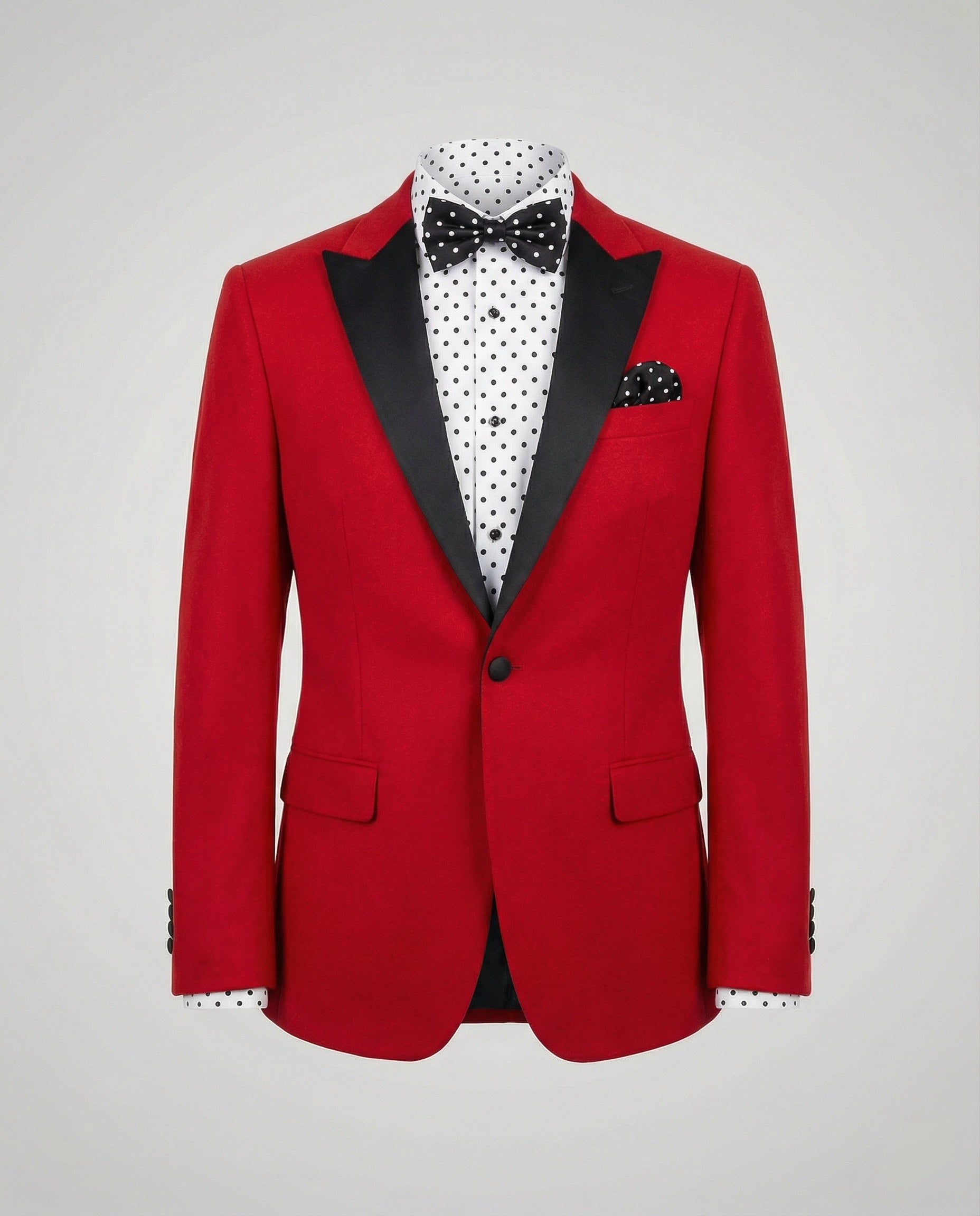 Herren Sommerjacke mit Schmaler Passform und Kontrastierendem Revers