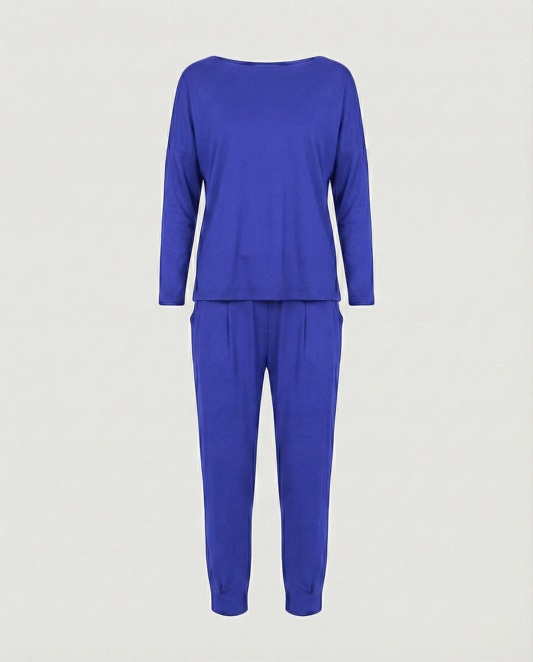 Jogginganzug Damen Lounge-Set mit weiten Ärmeln und Taschen