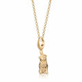 Gold Pug Charm Halskette | Shop Nory