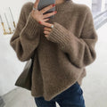 Pullover - Damen Herbst Lockere Passform Strickpullover