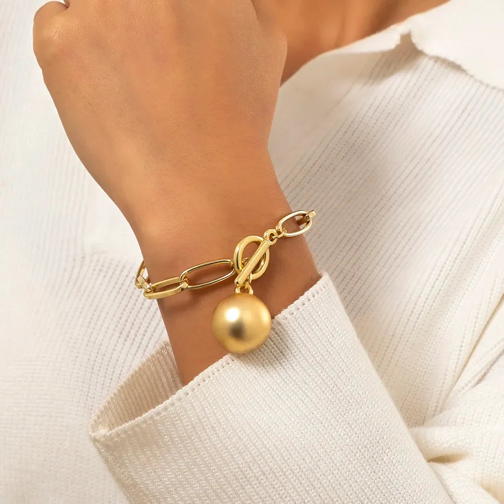 Dicke Curb Cuban Chain Armband | Shop Nory