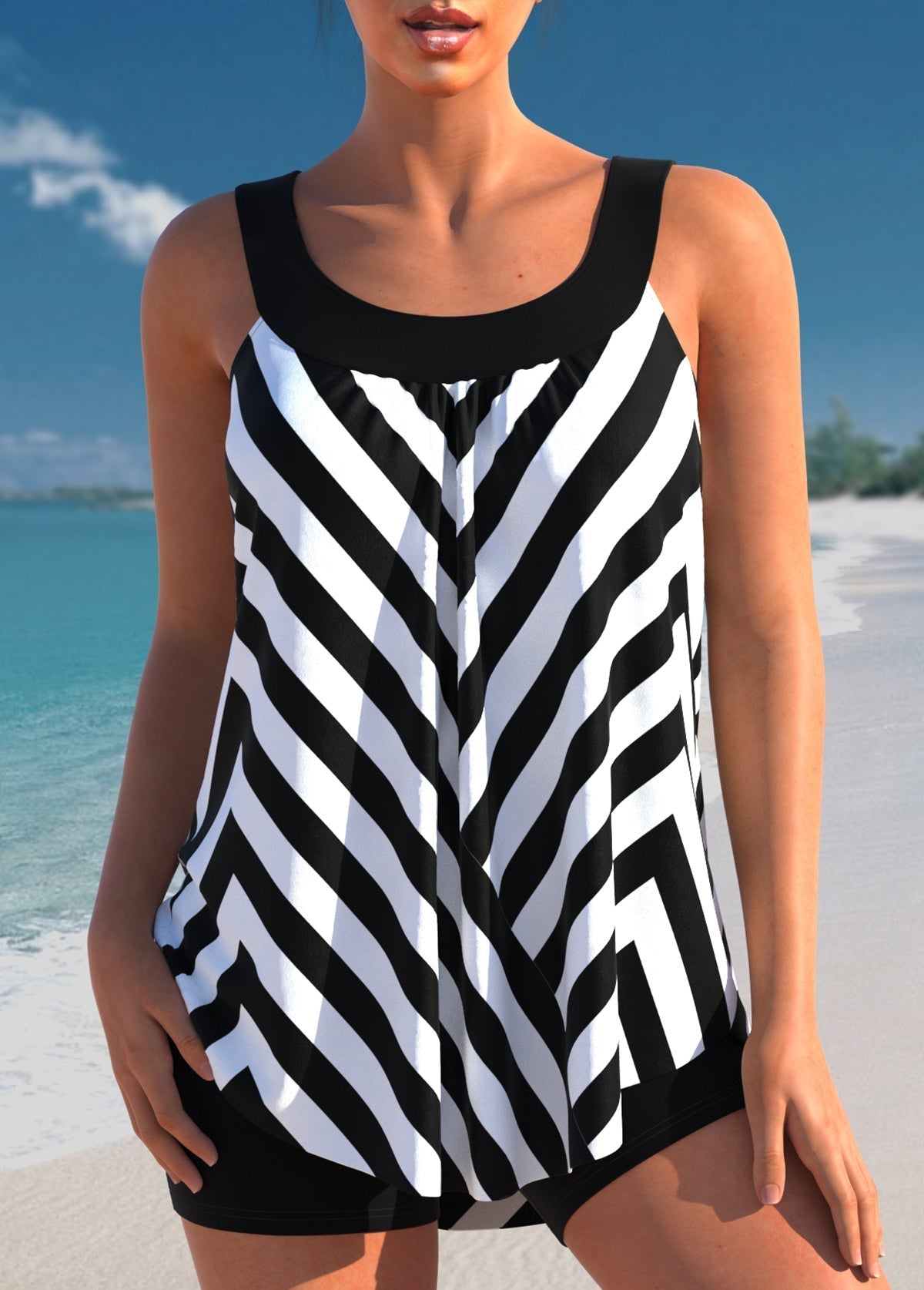 Stilvoll und Bequem mit Unserem Tankini Satz