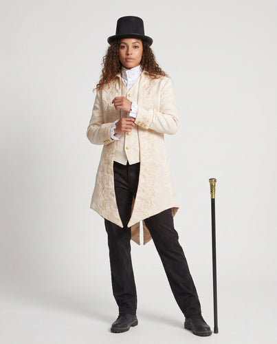 Damen elegante Frackjacke mit kunstvollen Verzierungen Shop Nory