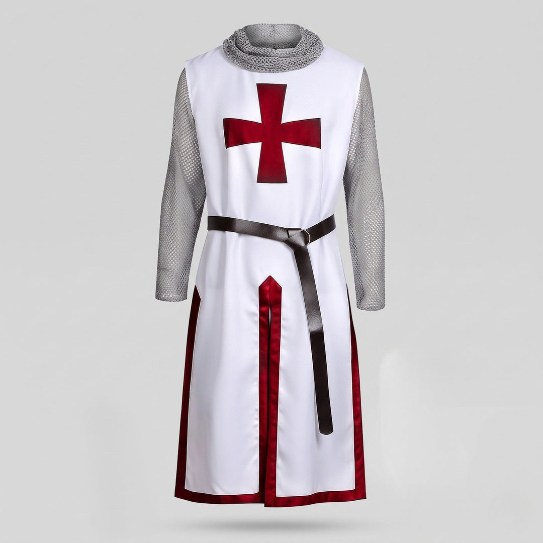 Damen Kostümset mit gestreiftem Kleid und Kettenhemd-Elementen Shop Nory
