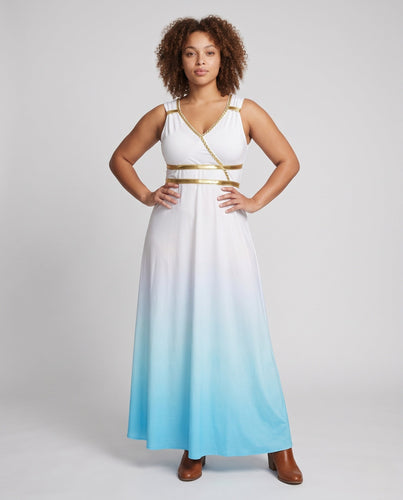Damen antikes griechisches Abendkleid Shop Nory