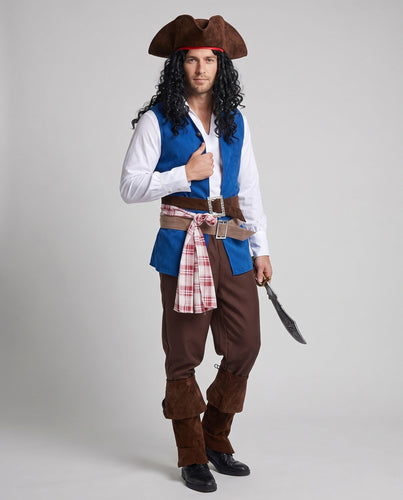 Herren Piratenkostüm mit authentischen Details und hochwertigem Material Shop Nory