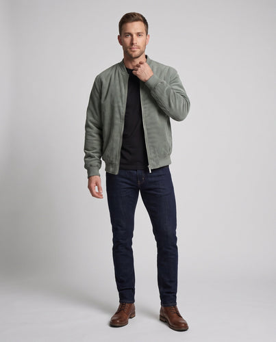Herren Cord-Blouson mit gesteppter Thermo-Innenfütterung und Rippbündchen Shop Nory