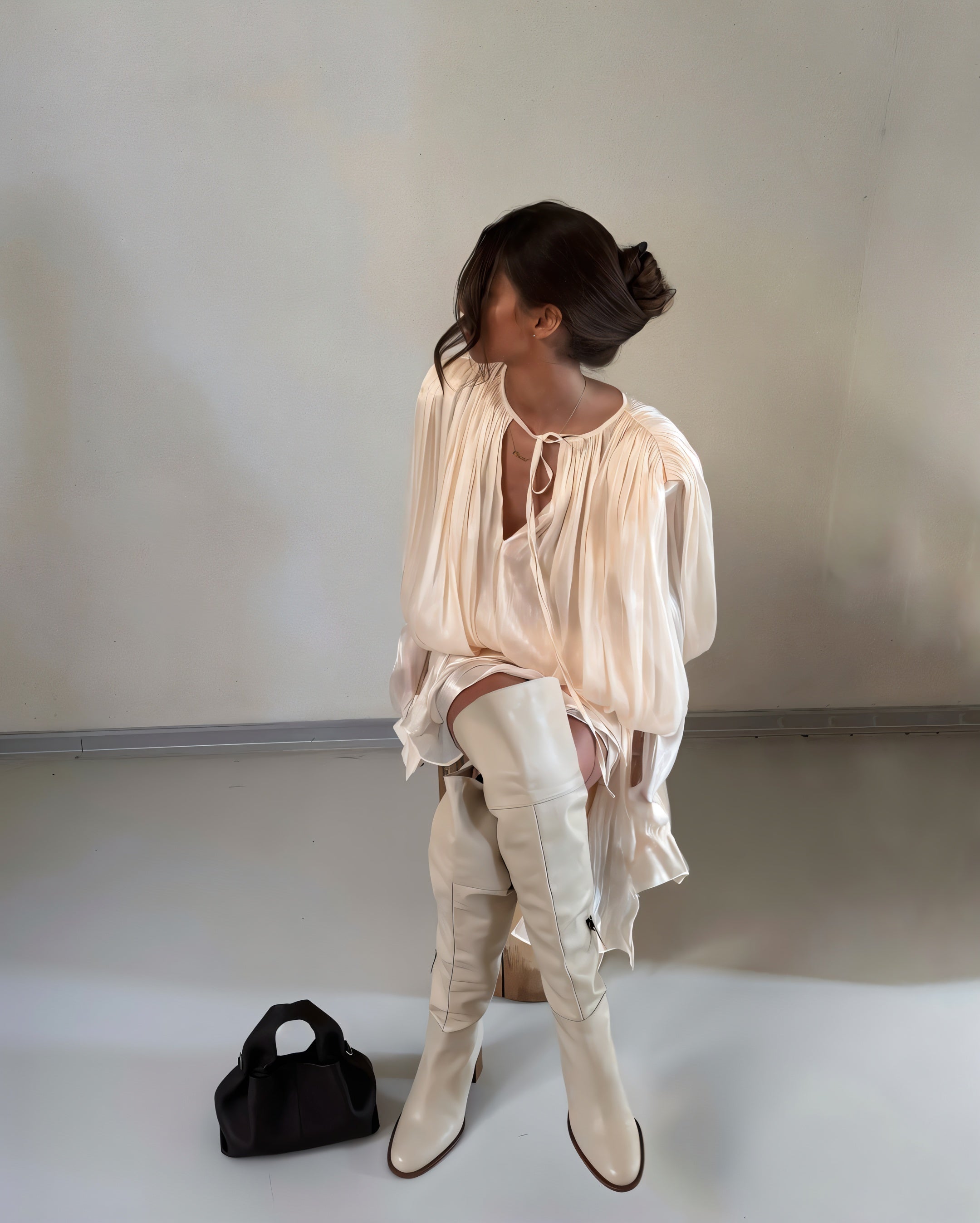 Rüschen-Minikleid