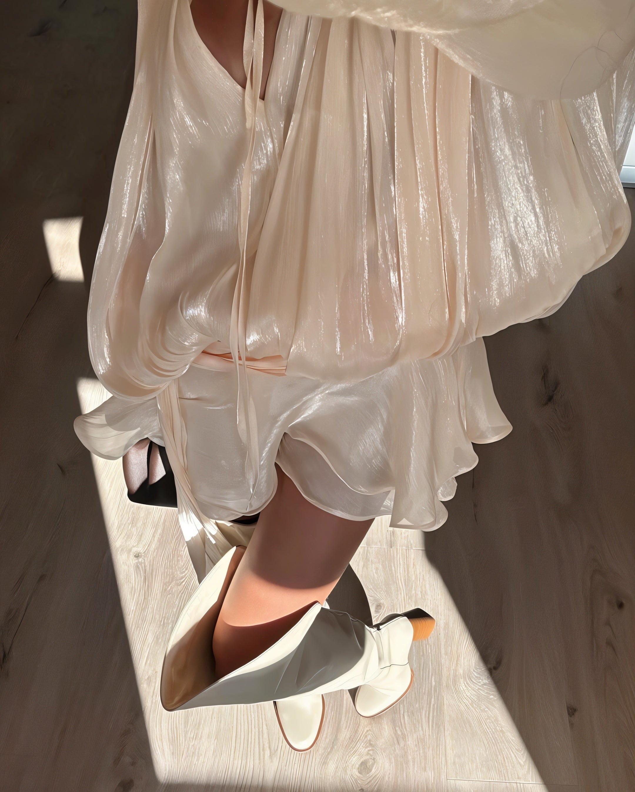 Rüschen-Minikleid