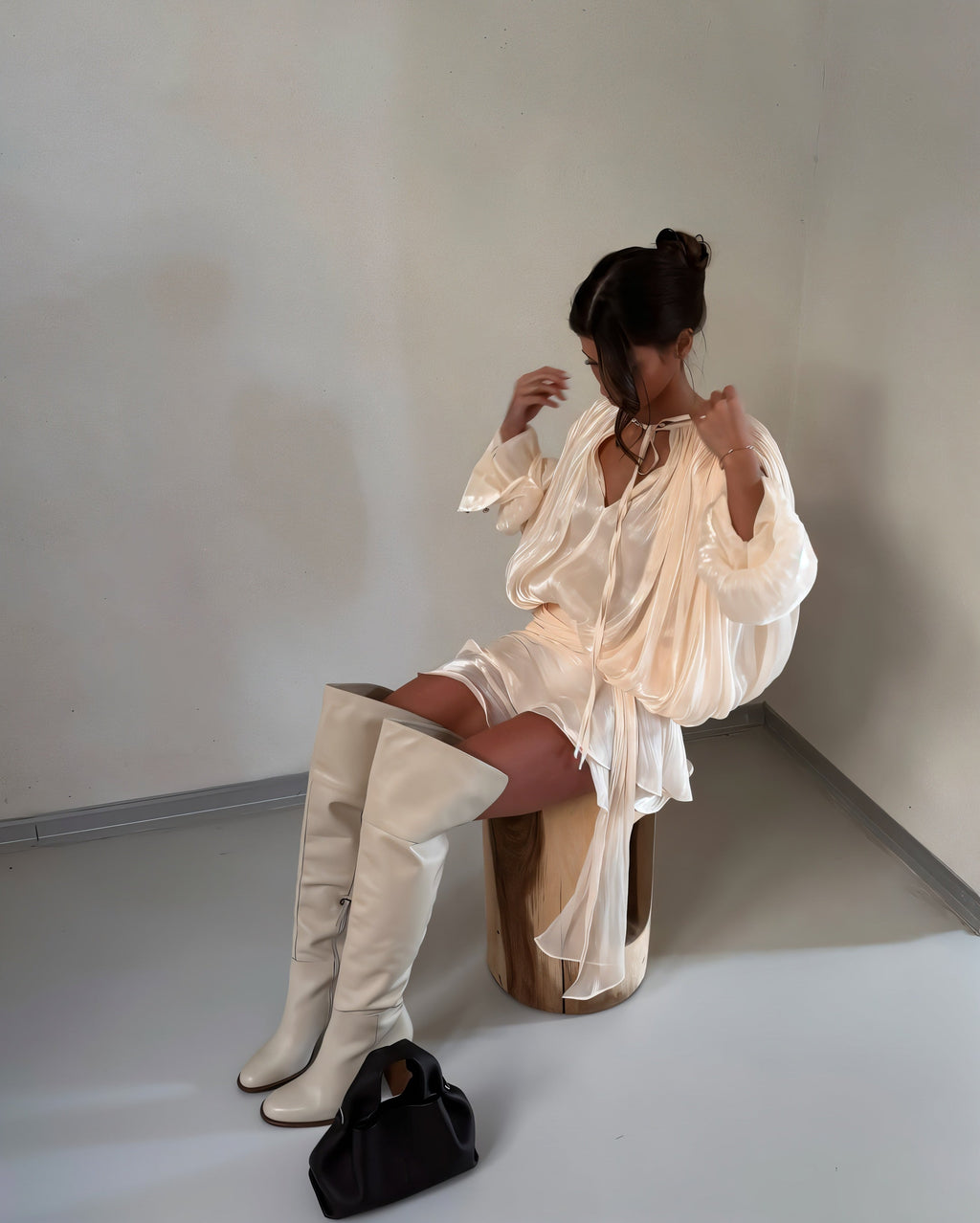 Rüschen-Minikleid