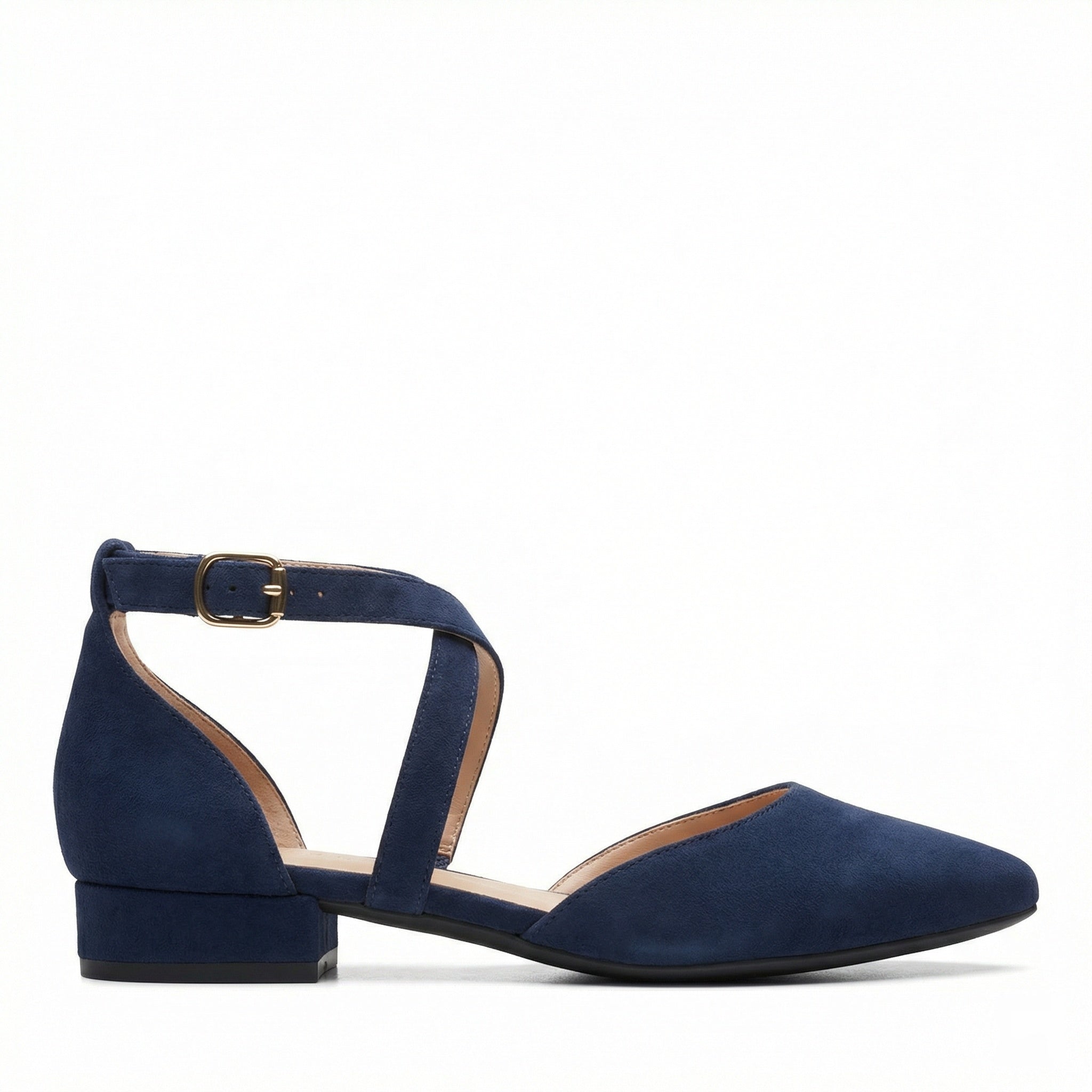 Modische Flache Sandalen mit Spitzer Spitze
