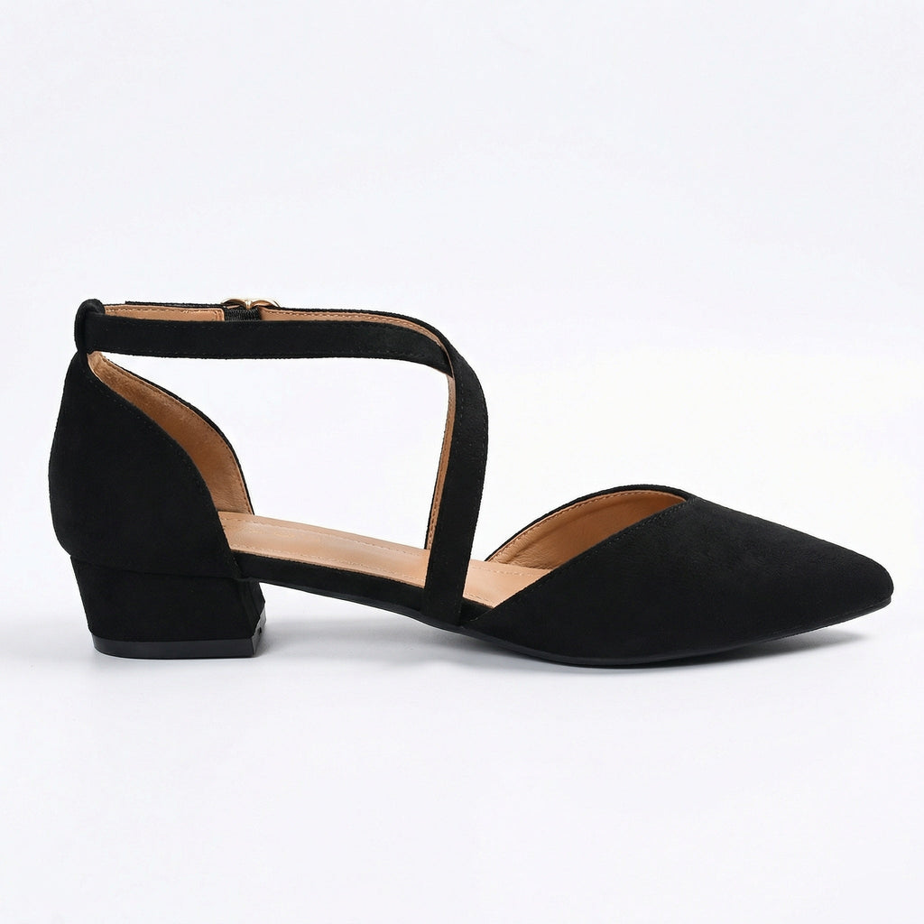 Modische Flache Sandalen mit Spitzer Spitze