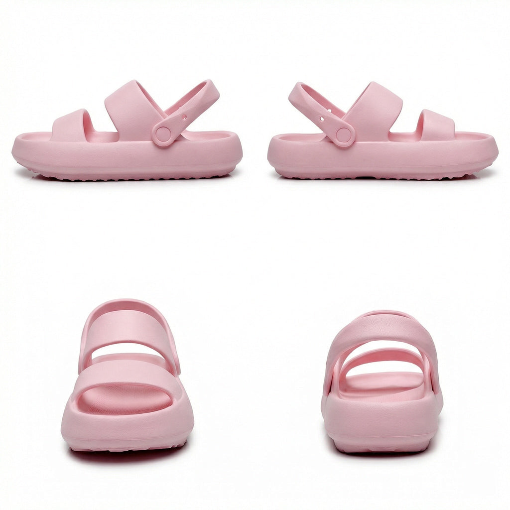 Orthopädische Sandalen Comfort Plus Pantoletten mit Doppelriemen Gepolsterte, Lässige Slip-On-Sandalen