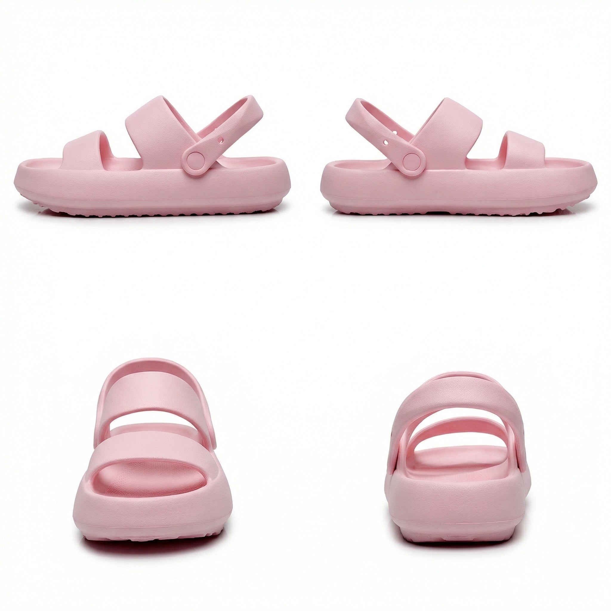Orthopädische Sandalen Comfort Plus Pantoletten mit Doppelriemen Gepolsterte, Lässige Slip-On-Sandalen