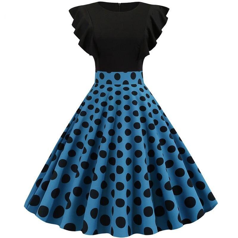 Rockabilly-Kleid Ohne Ärmel