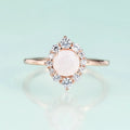 Verlobungsring aus Roségold mit Mondstein | Shop Nory