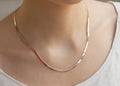 Flache Schlangenkette in Roségold – zeitloser Bestseller | Shop Nory