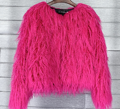 Fluffy Kurze Jacke