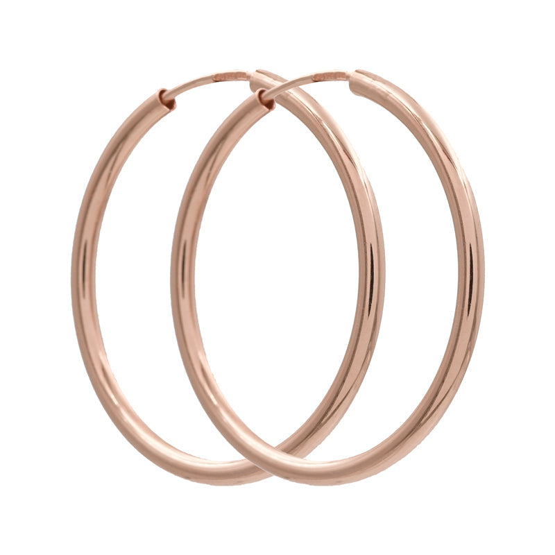 Creolen // 30 mm - Rosévergoldet | Shop Nory