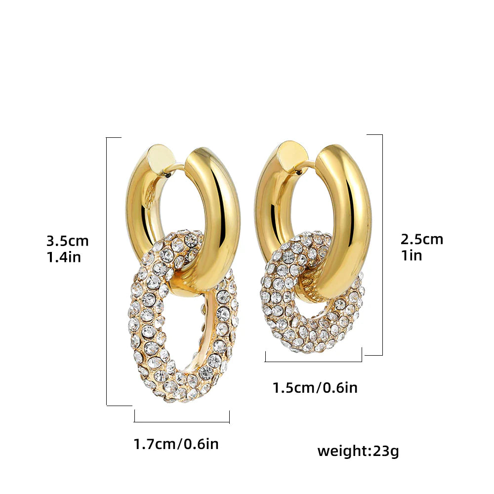 Runde Kreis Ovale Geometrische Ohrringe | Shop Nory