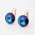 Einfaches Design 14mm Kristall Tropfohrringe | Shop Nory