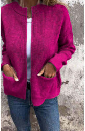 Einfachjacke mit Klassischem Reißverschlussdesign