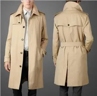 Laufsteg-Trenchcoat für Männer