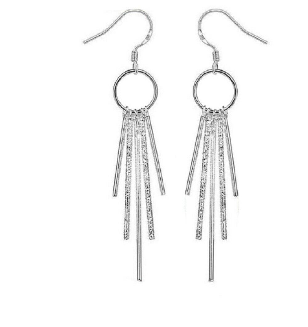 Damen Ohrhänger in Form eines Quasten aus Sterlingsilber | Shop Nory