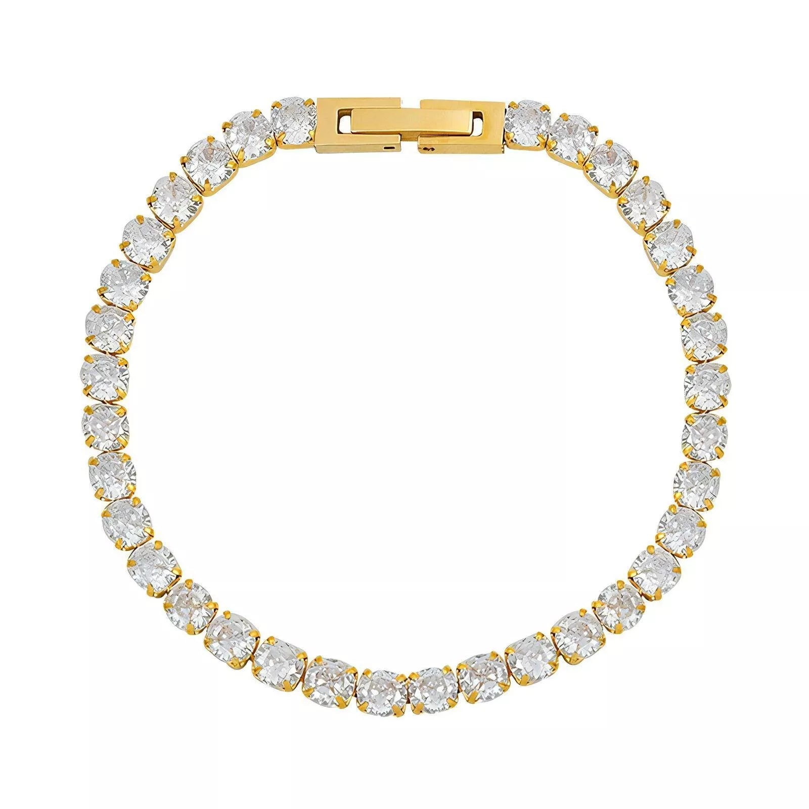 Damen 18k Goldbeschichtetes Herz Schmetterling Edelstahl Armband | Shop Nory