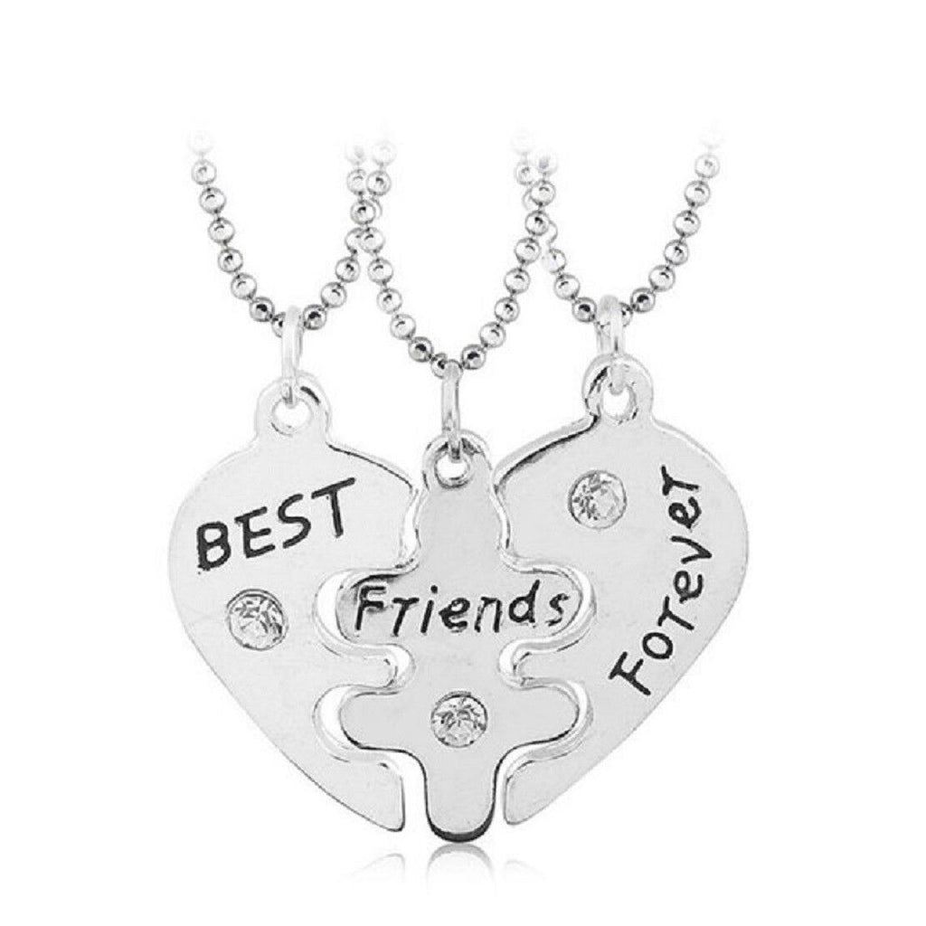 Unisex 3 Beste Freunde für immer Drei Teil Freundschaft BFF Halskette | Shop Nory