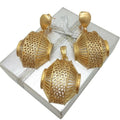 Damen Bold Halbes Korbgeflecht Design Anhänger und Ohrringe Set | Shop Nory