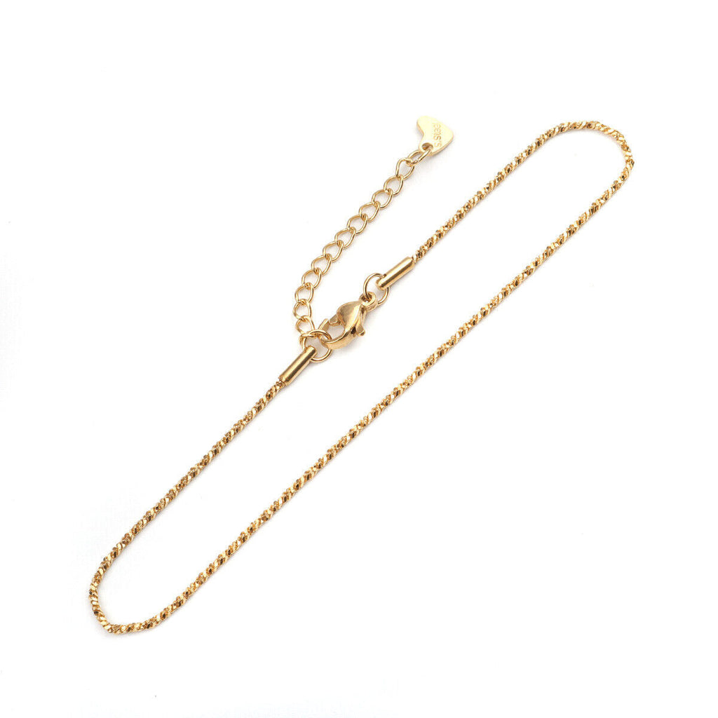 Damen 18K vergoldet Turm Muschel Ausschnitt Design Anhänger Twisted Kette Ohrring Set | Shop Nory