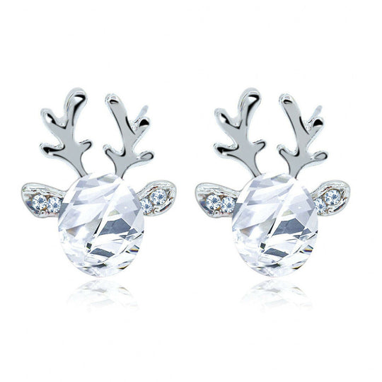 Winterliche Weihnachts-Rentier-Ohrstecker | Shop Nory