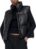 Leder Weste Kurz & Stylisch