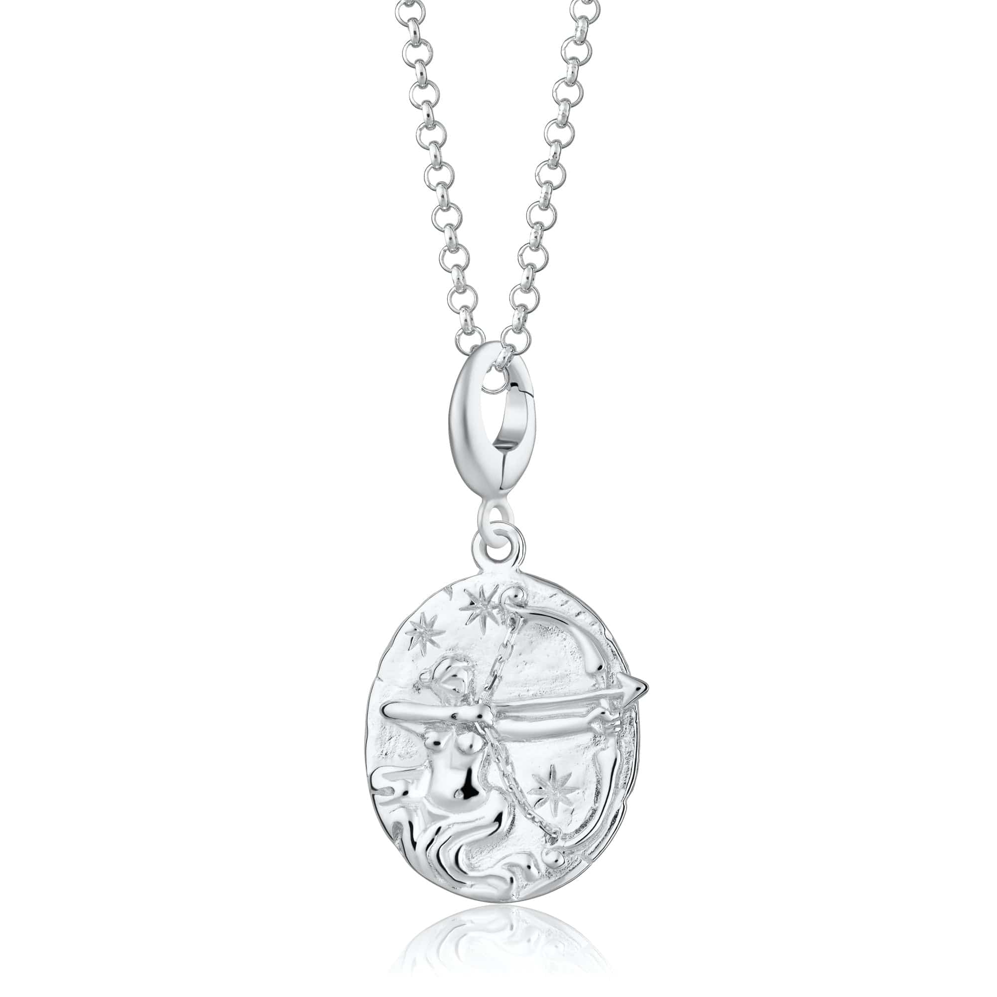 Silber Schütze Zodiac Charm Halskette | Shop Nory