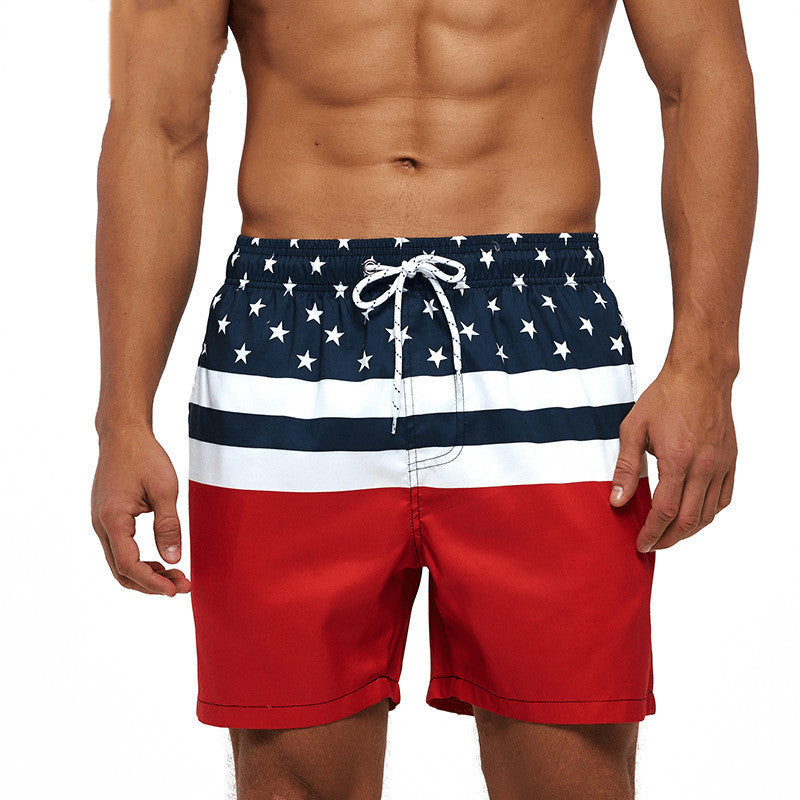 Herren Badehose Grafischer Druck