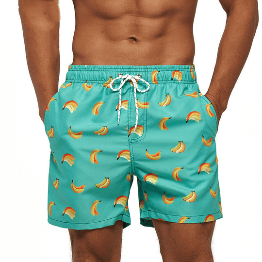 Herren Badehose Grafischer Druck