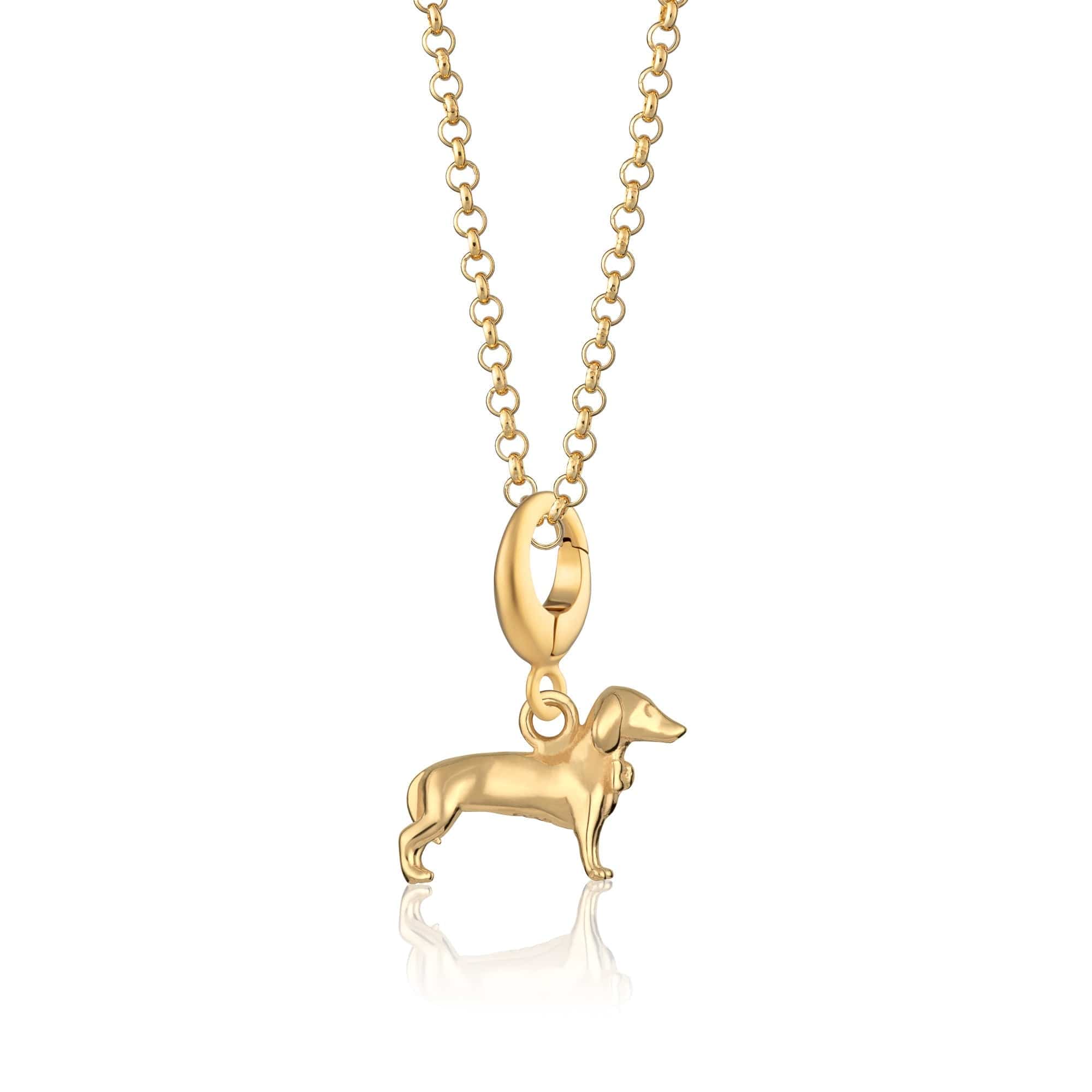 Gold Dackel Charm Halskette | Shop Nory
