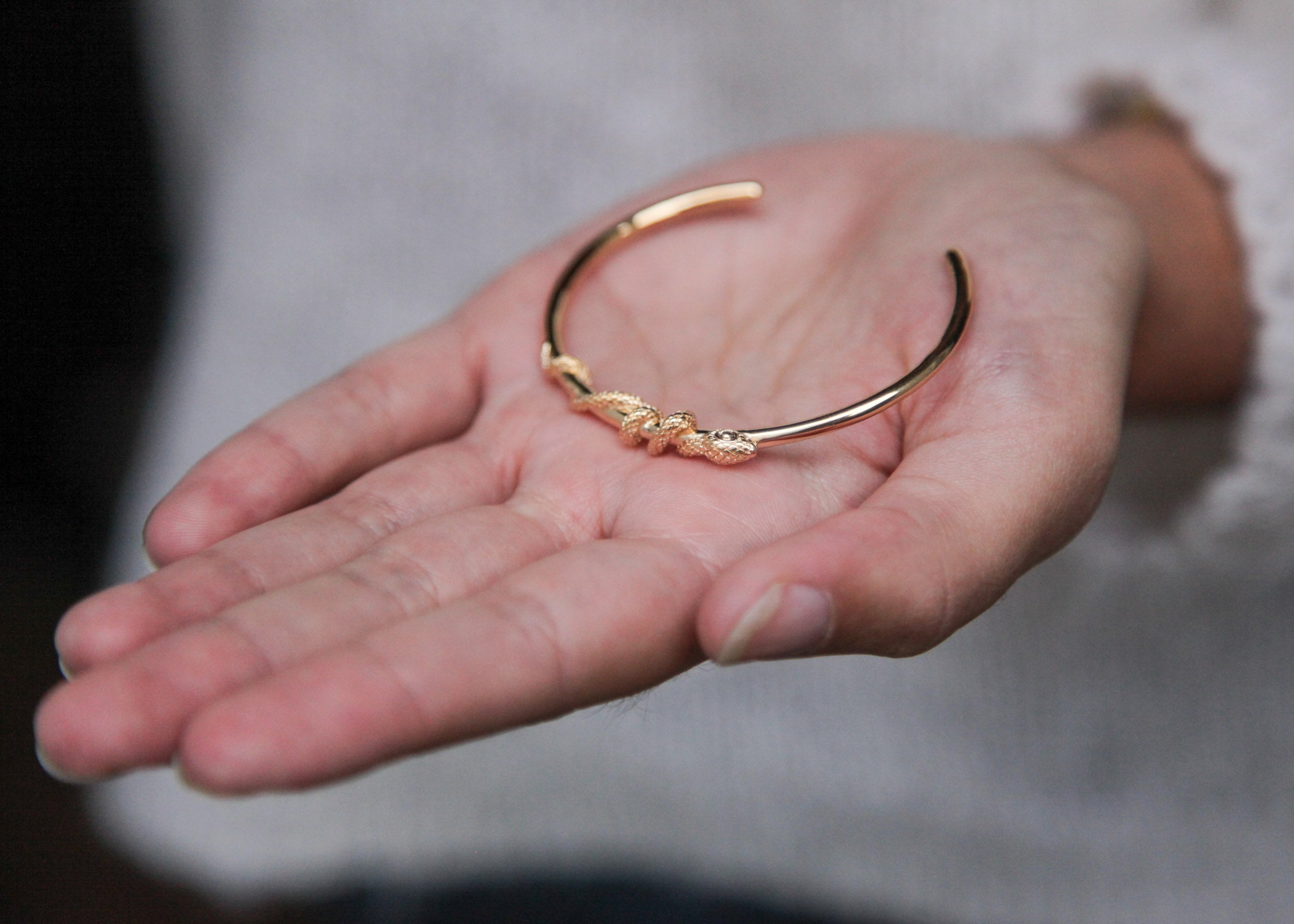 Armreif Schlange 16 Karat vergoldet | Shop Nory