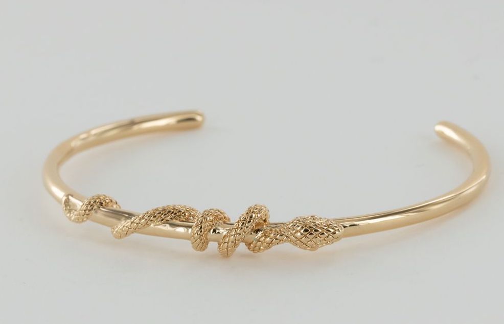 Armreif Schlange 16 Karat vergoldet | Shop Nory