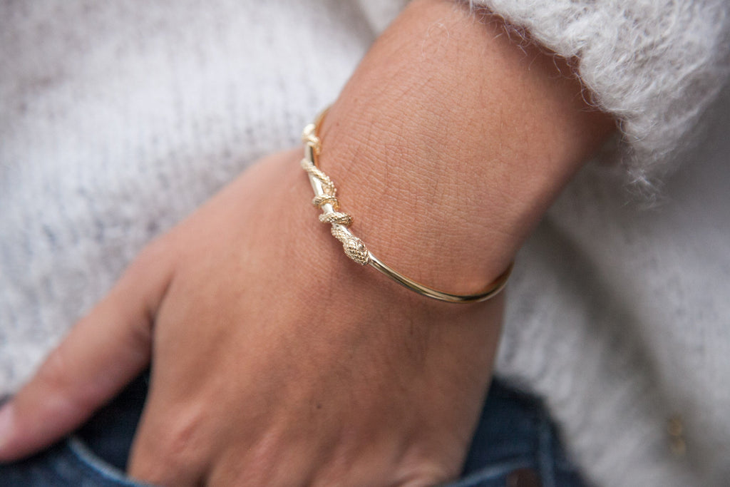 Armreif Schlange 16 Karat vergoldet | Shop Nory