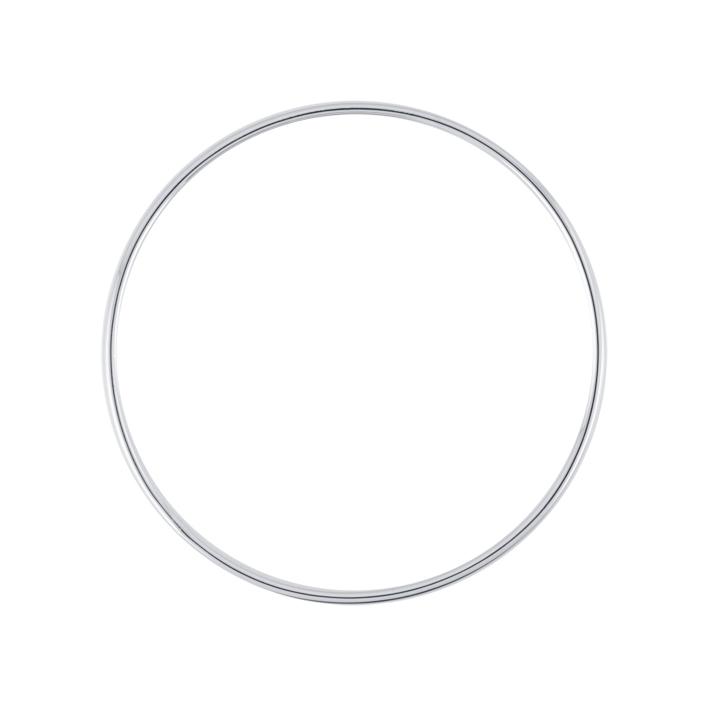 schlichter runder Armreif aus Silber | Shop Nory