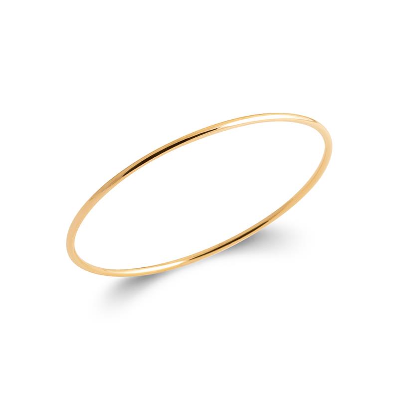 schlichter runder Armreif 16Karat vergoldet | Shop Nory