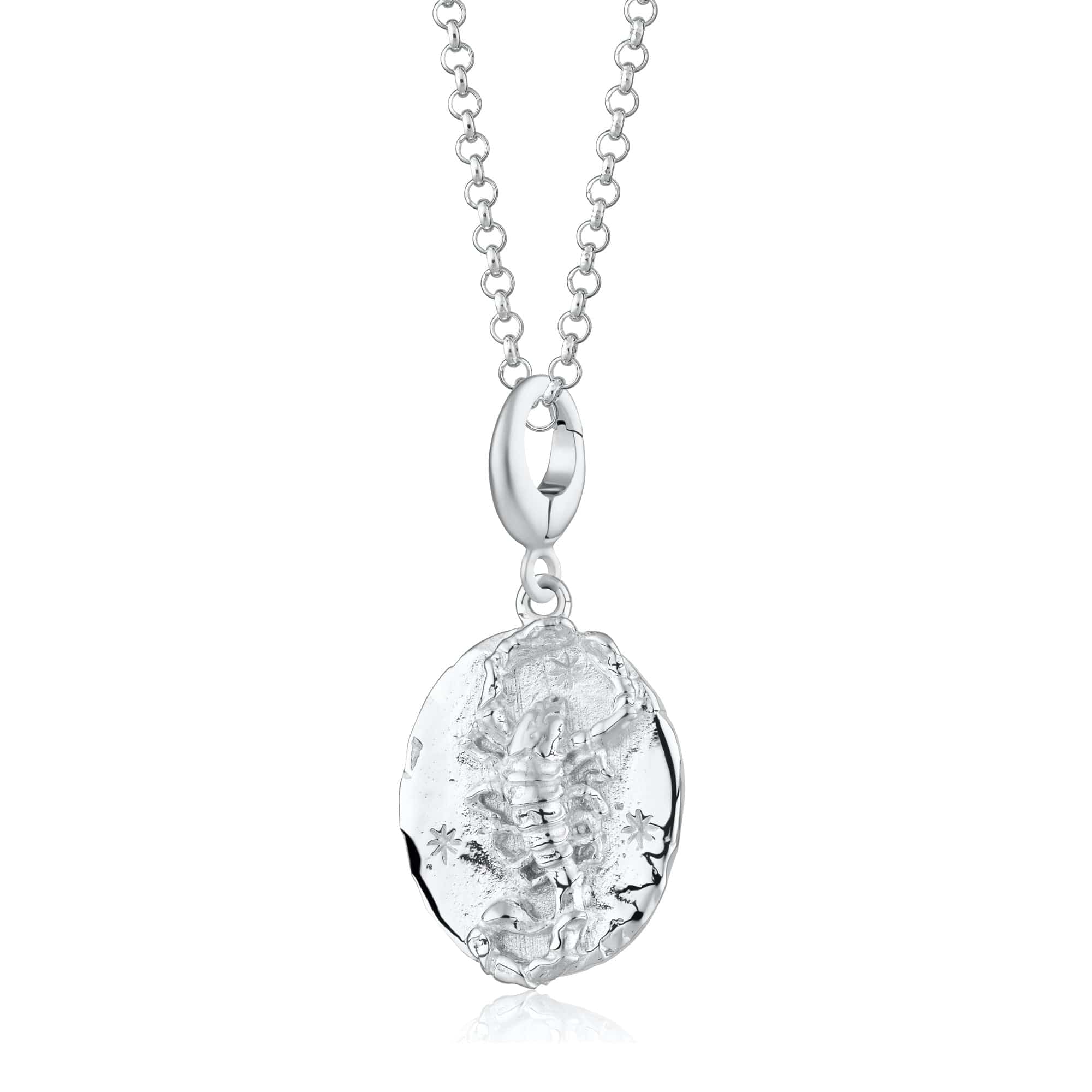 Silber Scorpio Zodiac Charm Halskette | Shop Nory