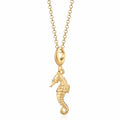 Gold Seepferdchen Charme Halskette | Shop Nory